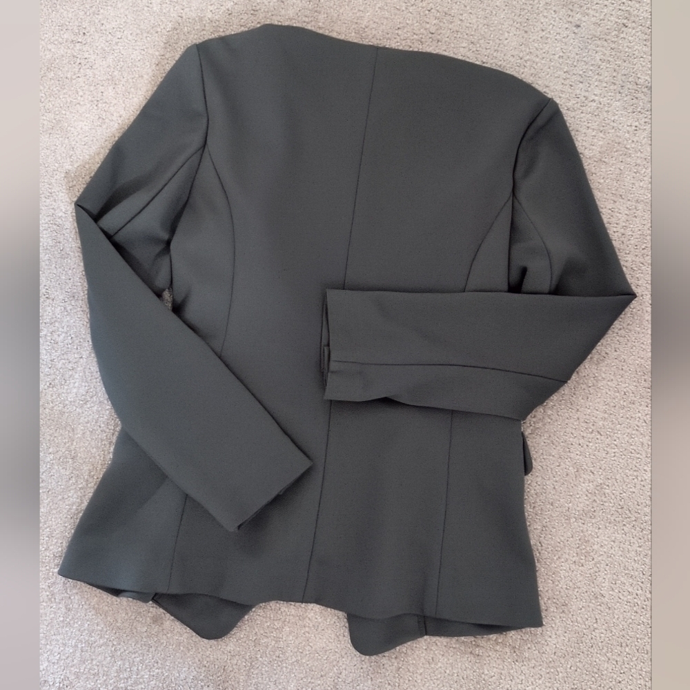 White House Black Market Sergeant Gold Button Studio Blazer Jacket - Picture 12 of 13